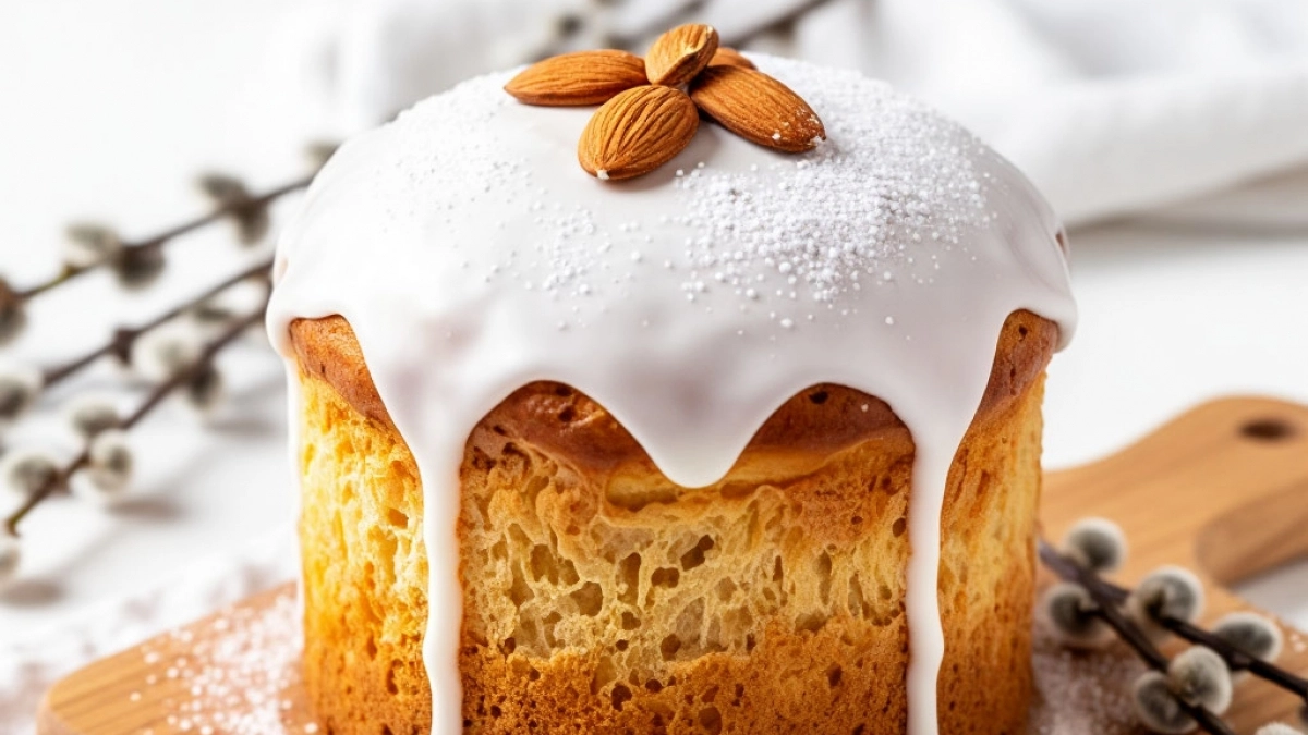 На Пасху готовлю кулич Папошник — старинный рецепт плотного сдобного кулича. Пошаговый рецепт