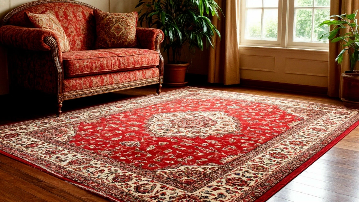 Затоптанный ковер станет как новый: простой метод, который используют в химчистках