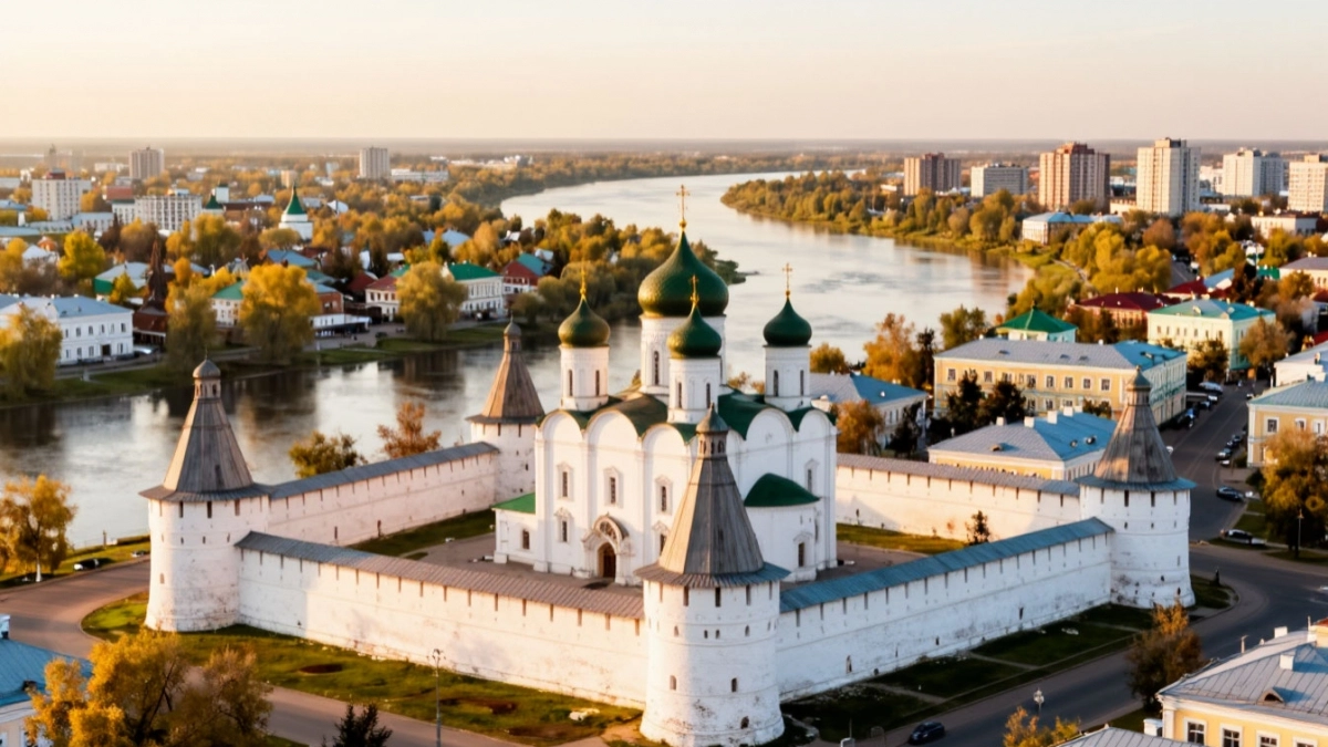 Город, основанный в 1395 году: кремль на Волге и колыбель ханских золотых ворот — что посетить