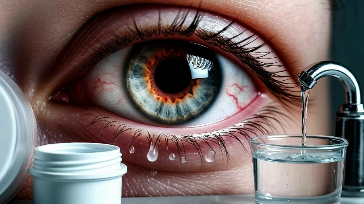 Девушка навсегда ослепла на один глаз из-за простой привычки принимать душ в контактных линзах