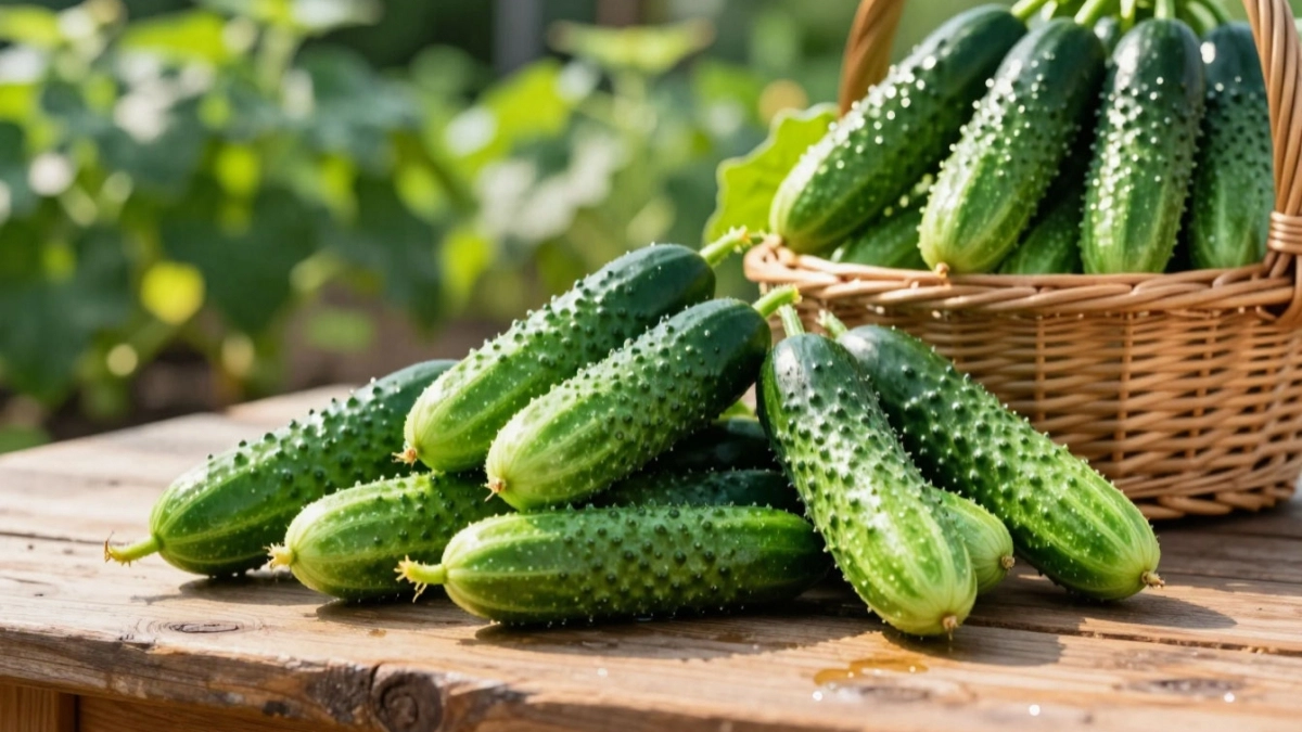 Среди пучковых огурцов есть 1 самый урожайный: в узле вяжет по 9 плодов - для открытого грунта, теплицы и парника 