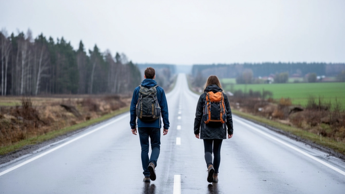 Год в дороге: пара из Москвы идёт пешком во Владивосток и доберётся только к 2027 году